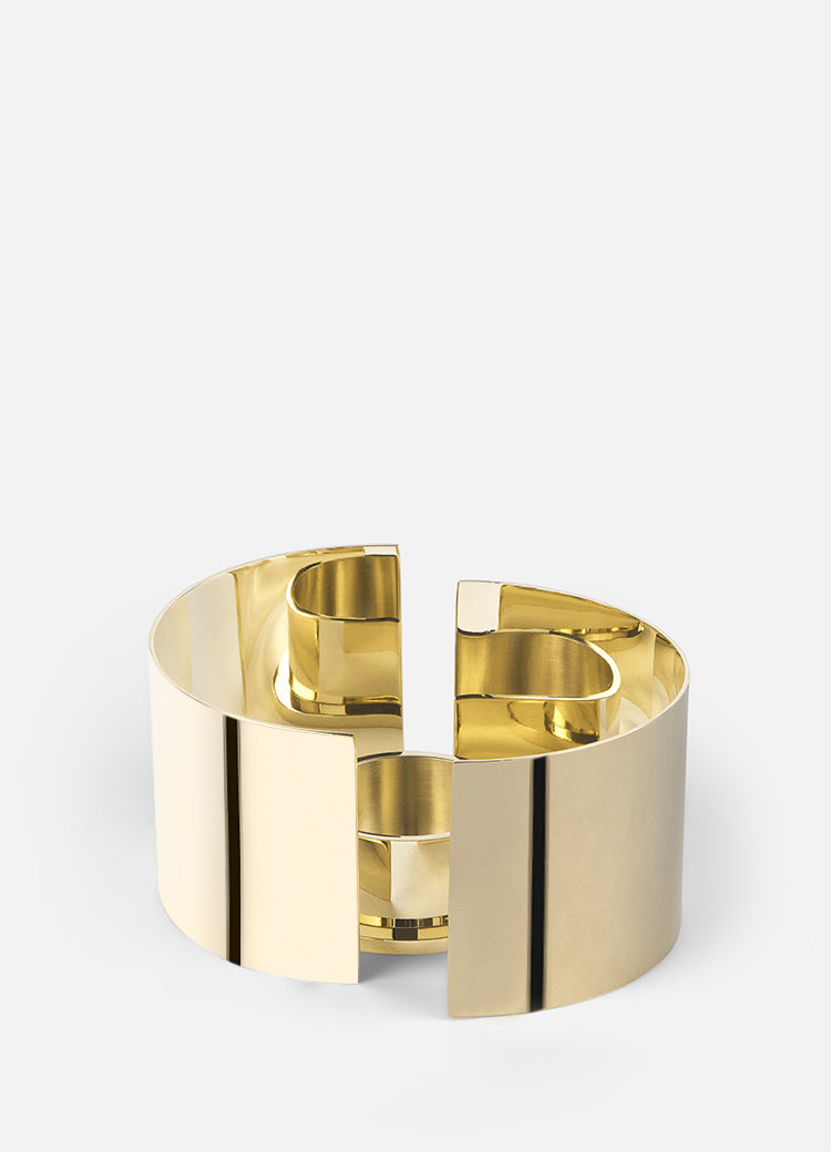 Candle Holder | Infinity | Brass | Small
