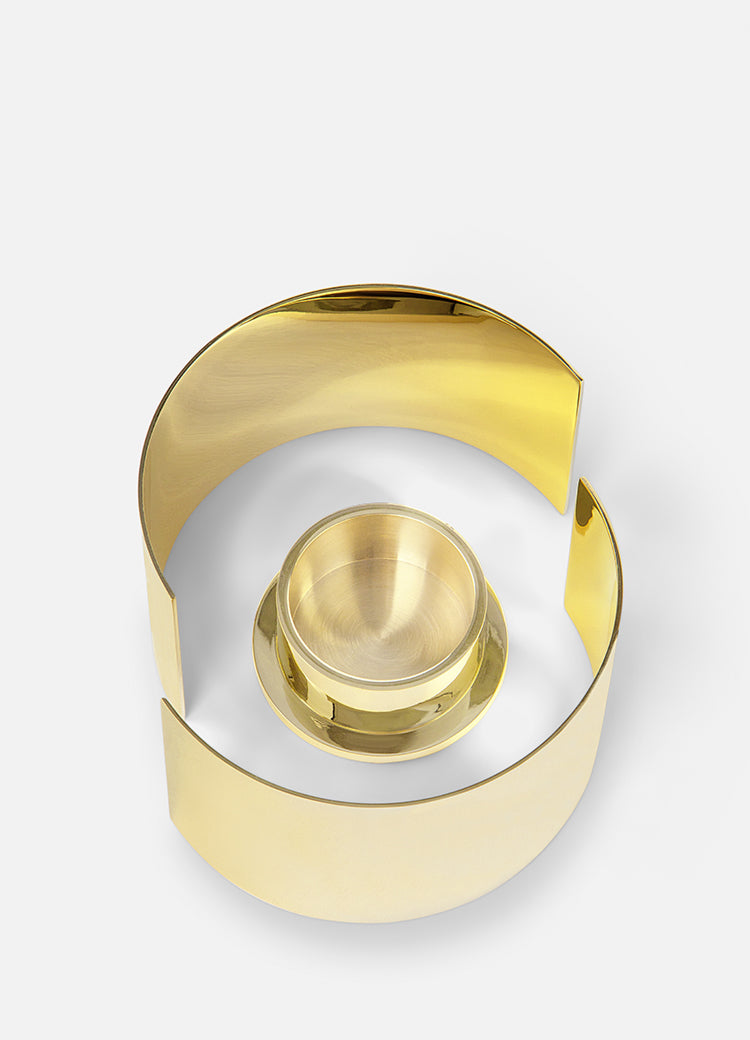 Candle Holder | Infinity | Brass | Small