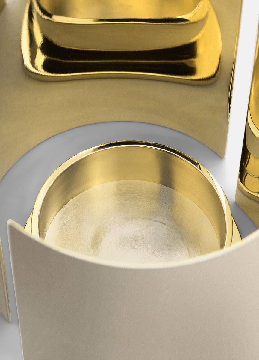 Candle Holder | Infinity | Beige | Large - STOCKHOLM 