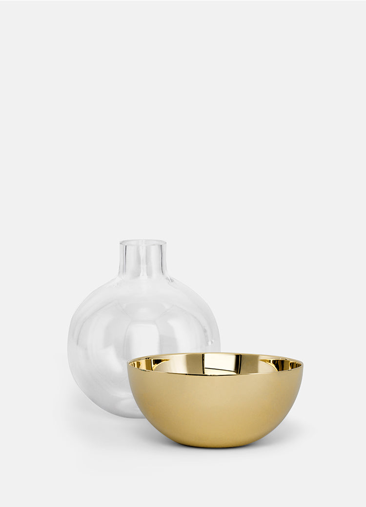 Vase | Pomme  | Small | Brass - STOCKHOLM 