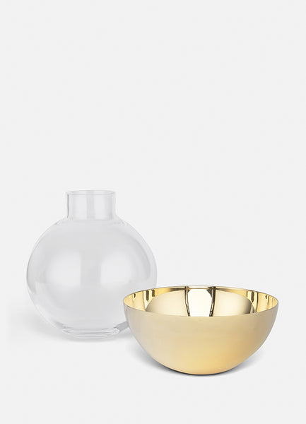 Vase | Pomme | Medium | Brass - STOCKHOLM 