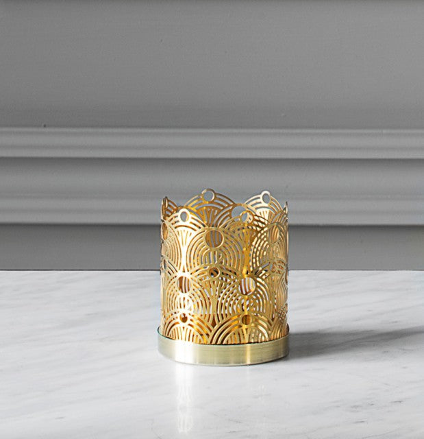 Candle Holder | Lara Bohinc | Brass | Lunar Small - STOCKHOLM 