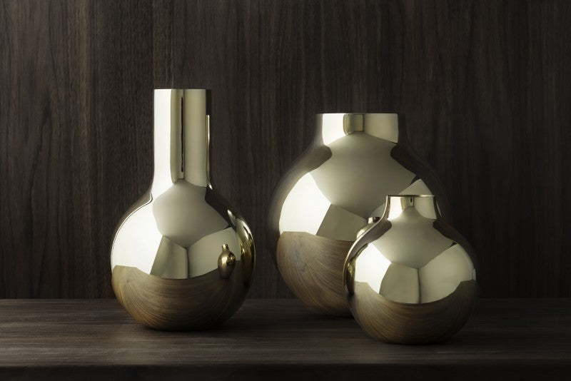 Vase | Boule | Polished Brass | Small - STOCKHOLM 