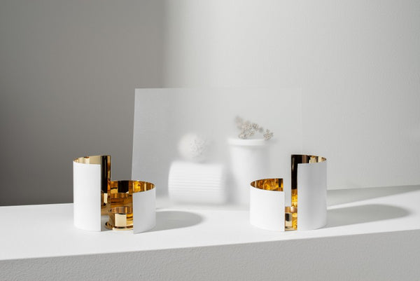 Candle Holder | Infinity | White | Small - STOCKHOLM 