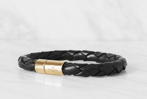 Leather Bracelet | The Signature Massive Bracelet | Black - STOCKHOLM 