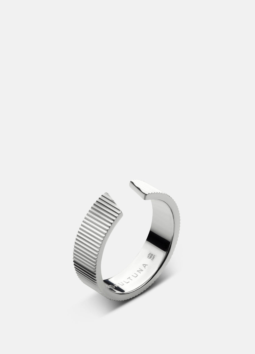 Ring | Ribbed Series | Thick | Steel - STOCKHOLM 