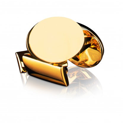Cufflinks | Black Tie Collection | Gold Oval - STOCKHOLM 