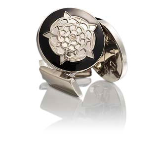 Cufflinks | Tudor Rose | Silver - STOCKHOLM 