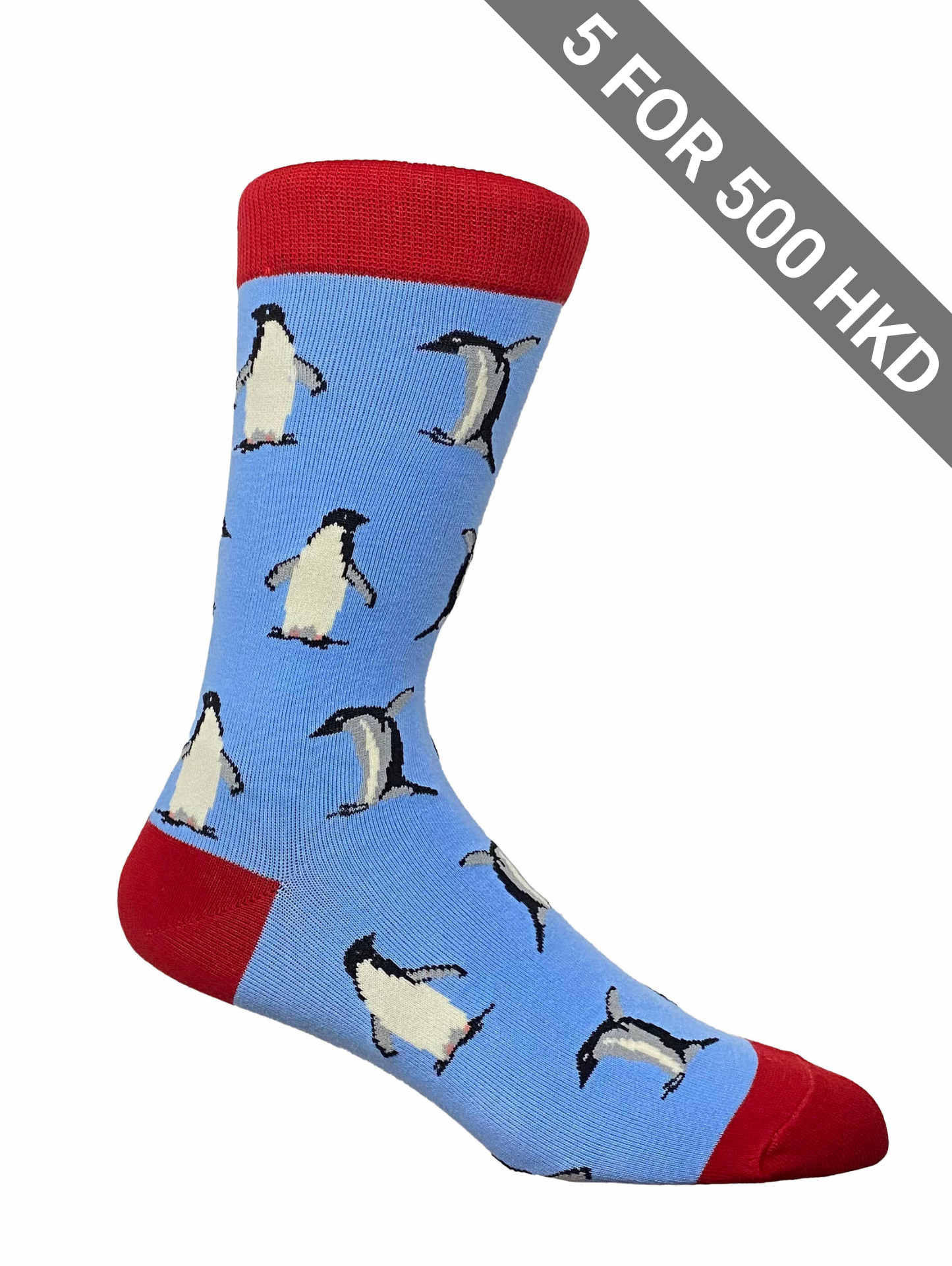 Socks | Blue | Penguin | Cotton