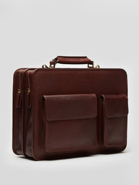 Laptop Bag | Elmo | Chestnut Leather - STOCKHOLM 