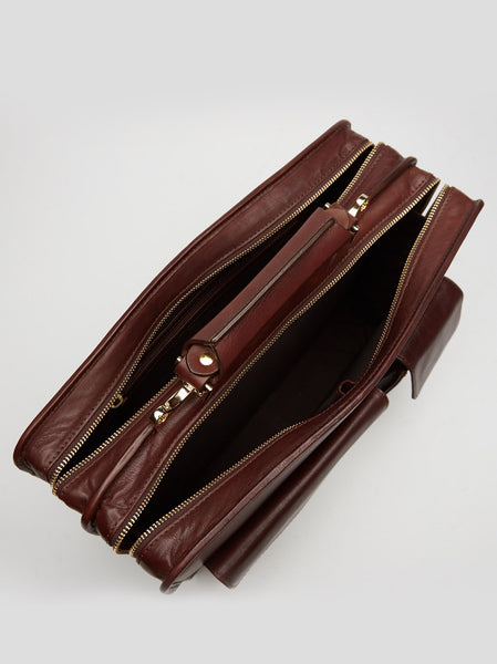 Laptop Bag | Elmo | Chestnut Leather - STOCKHOLM 