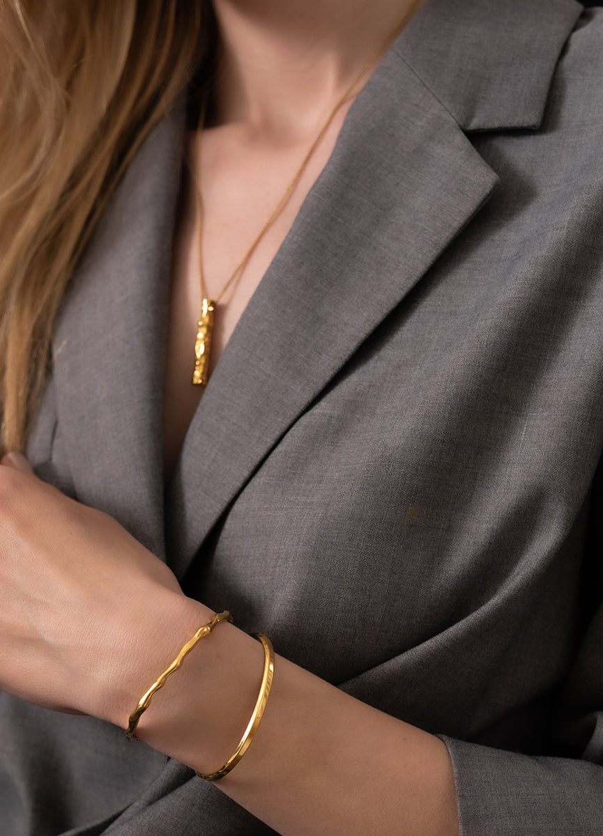 Necklace | Juneau | Gold Plated | IPG