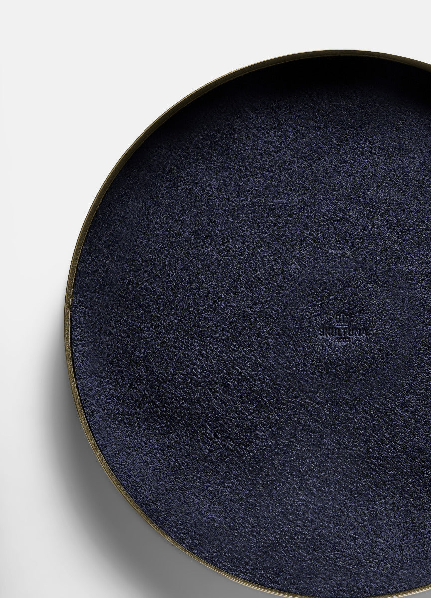 Tray | Karui | Blue Leather | Large - STOCKHOLM 