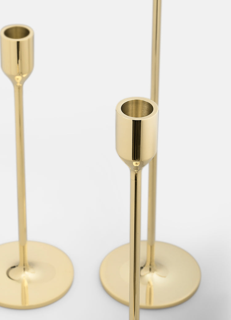 Candlestick | Nattlight | Brass | Medium - STOCKHOLM 
