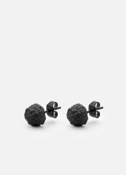 Earrings | Opaque | Titanium Black