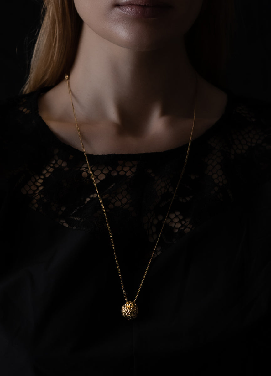 Necklace | Opaque Objects | Matte Gold