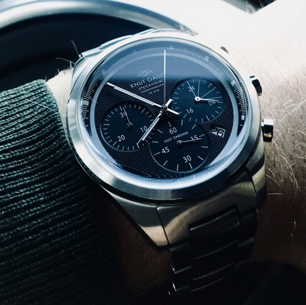 Cult Chrono | Steel | Black | Steel Bracelet - STOCKHOLM 