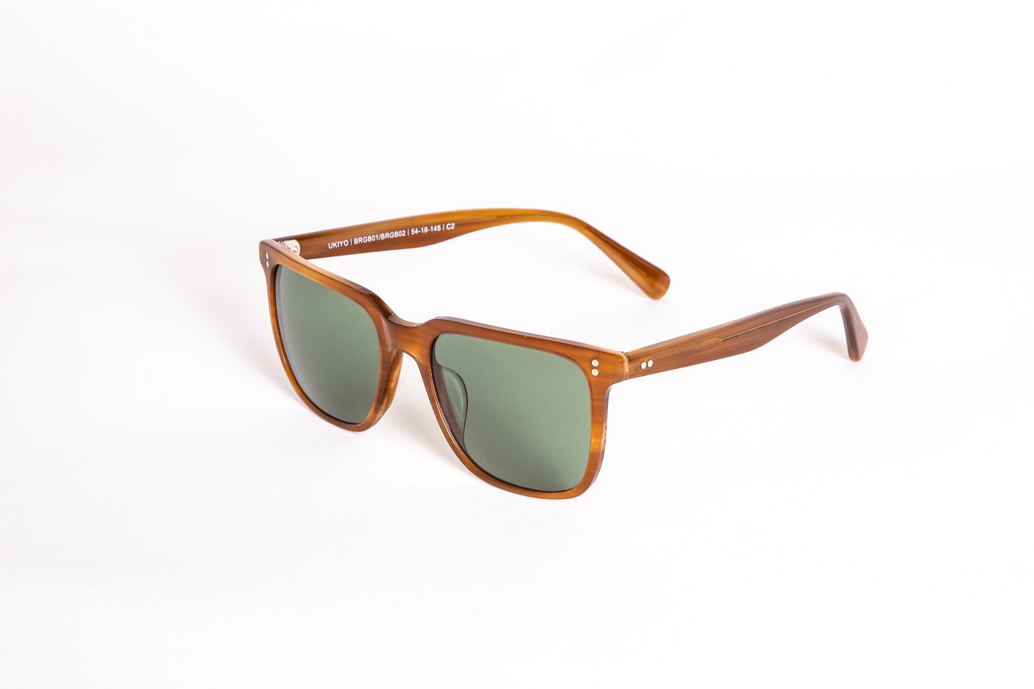 Sunglasses | UKIYO | Brown | Light Green
