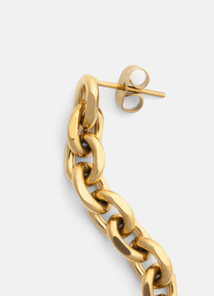 Earrings | Unité Chain | Gold Plated