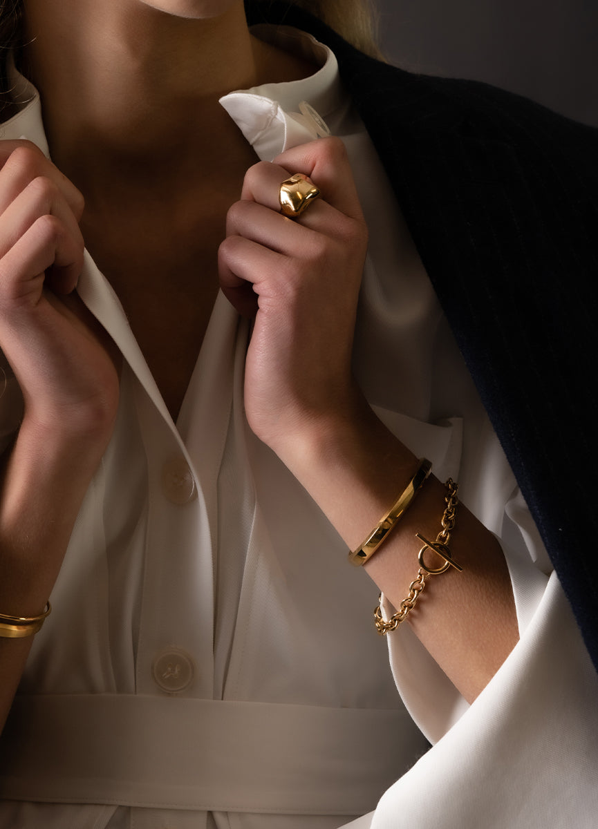Bracelet | Unité Chain Bracelet | IPG Gold Plated