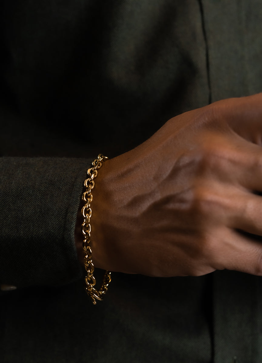 Bracelet | Unité Chain Bracelet | IPG Gold Plated