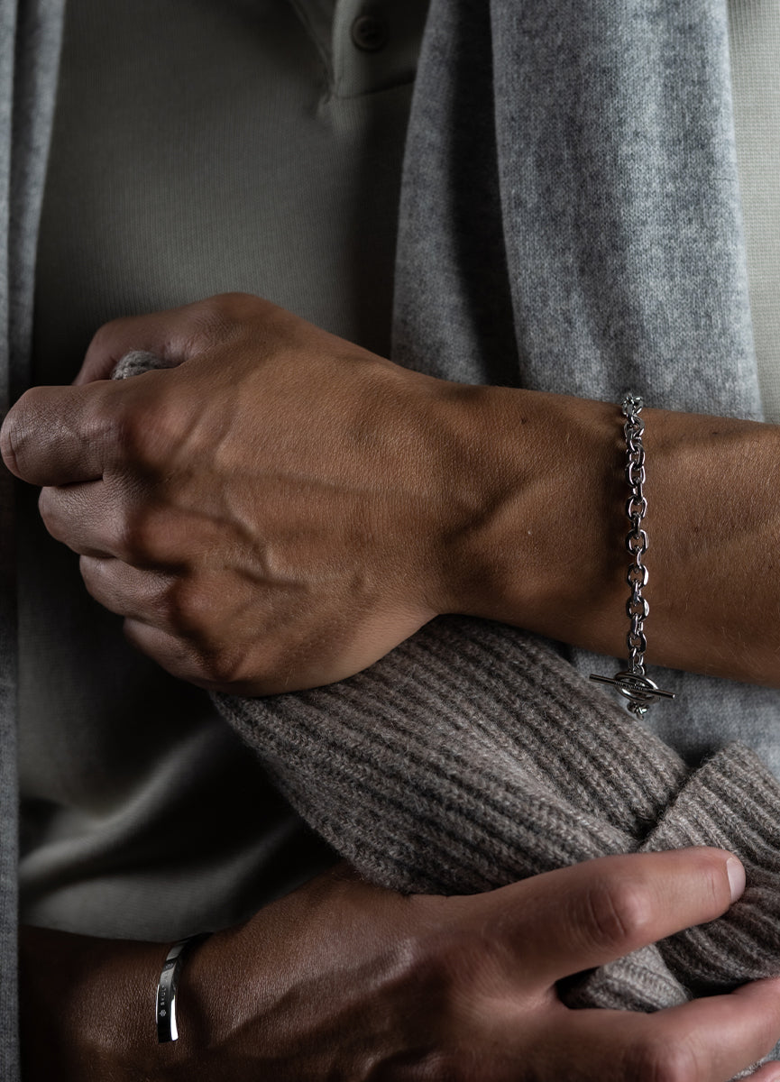 Bracelet | Unité Chain Bracelet | Silver Plated