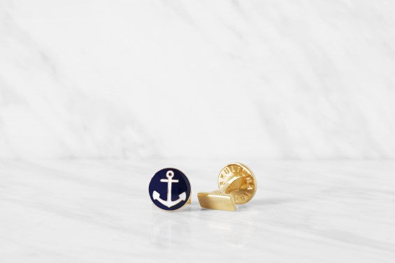 Cufflinks | The Anchor | Gold - STOCKHOLM 