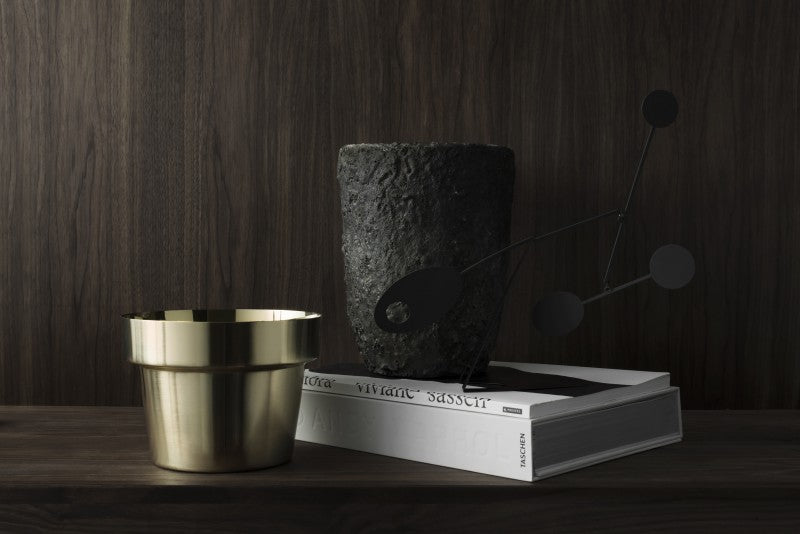 Pot | Brushed Brass | Extra Small - STOCKHOLM 