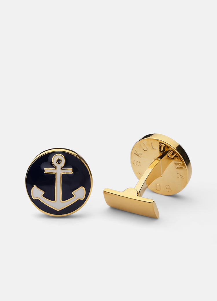 Cufflinks | The Anchor | Gold - STOCKHOLM 