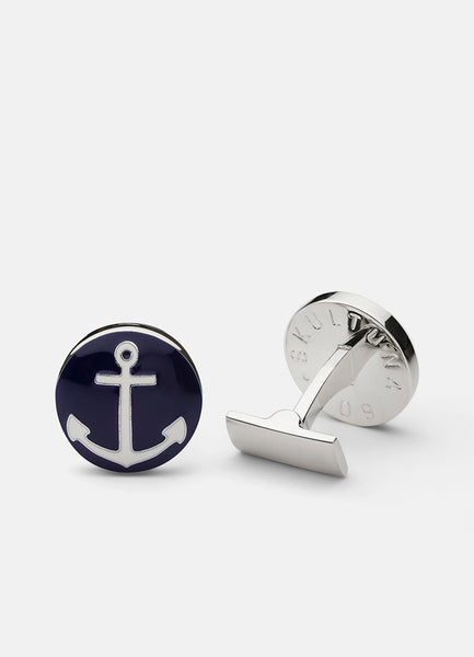 Cufflinks | The Anchor | Silver - STOCKHOLM 