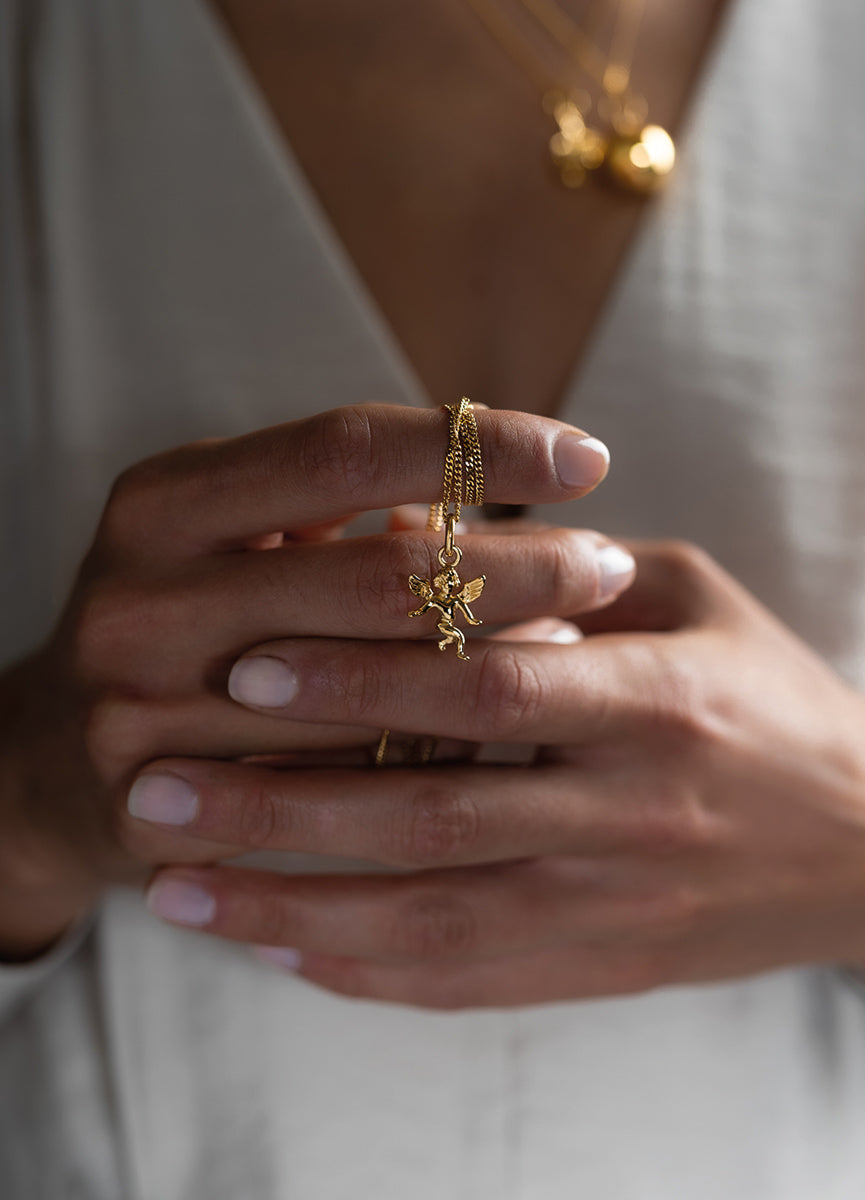 Necklace | The Angel | Gold Plated - STOCKHOLM 