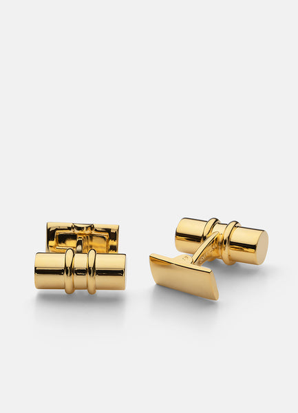 Cufflinks | Black Tie Collection | Gold Bar - STOCKHOLM 