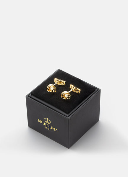 Cufflinks | Black Tie Collection | Gold Knot - STOCKHOLM 