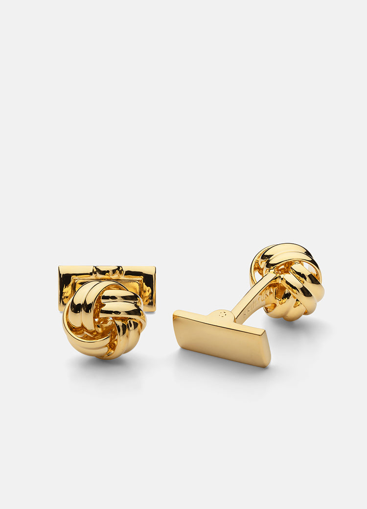 Cufflinks | Black Tie Collection | Gold Knot - STOCKHOLM 