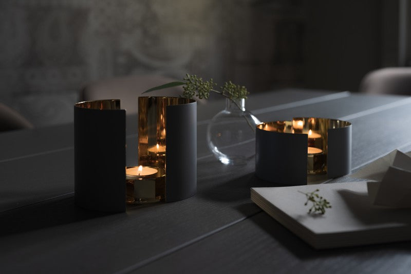 Candle Holder | Infinity | Dark Grey | Small - STOCKHOLM 