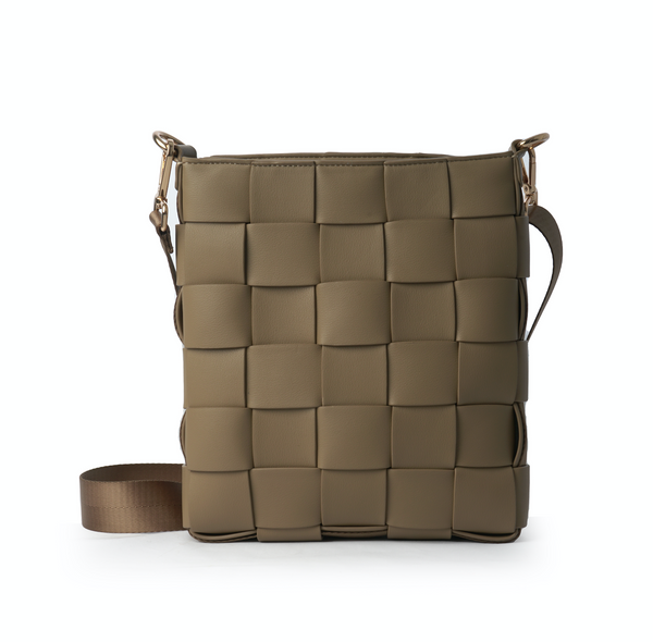 Shoulder Bag | Braided Strap Bag | Taupe | Vegan