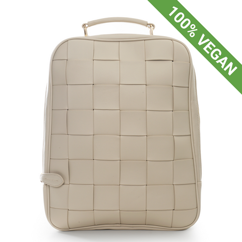 Backpack | Ravenna | Braided Strap | Grey | Vegan