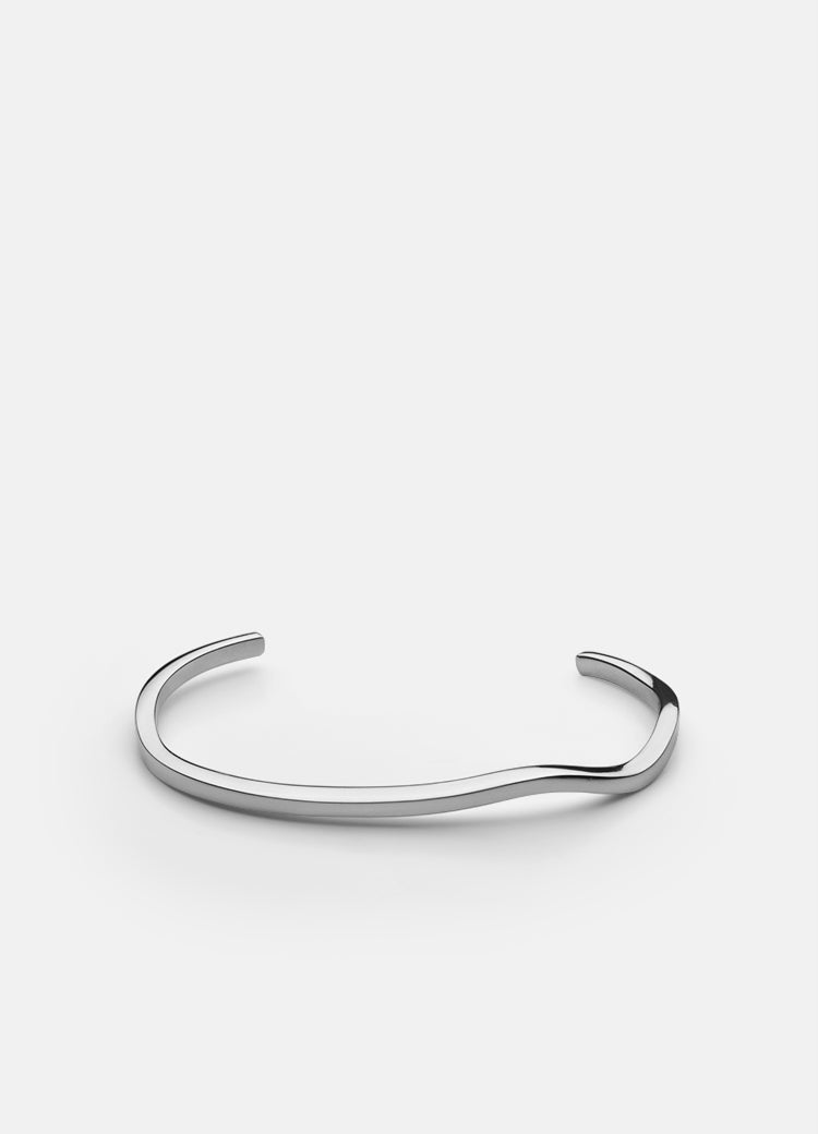 Bangle | Chêne  | Shiny | Polished Steel - STOCKHOLM 