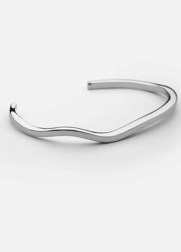 Bangle | Chêne  | Shiny | Polished Steel - STOCKHOLM 