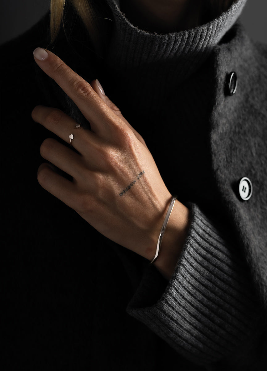 Bangle | Chêne  | Shiny | Polished Steel - STOCKHOLM 