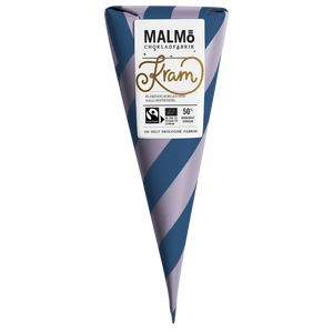 Organic Fairtrade Chocolate Cone | Kram | Blueberry & Raspberry 50% Dark