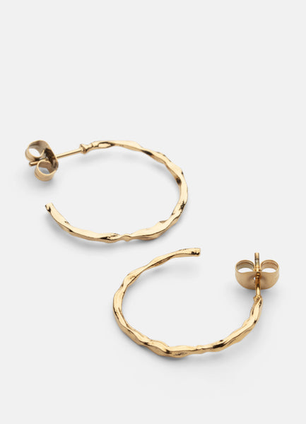 Earrings | Chunky Loop Petit | Gold Plated