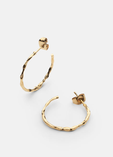 Earrings | Chunky Loop Petit | Gold Plated