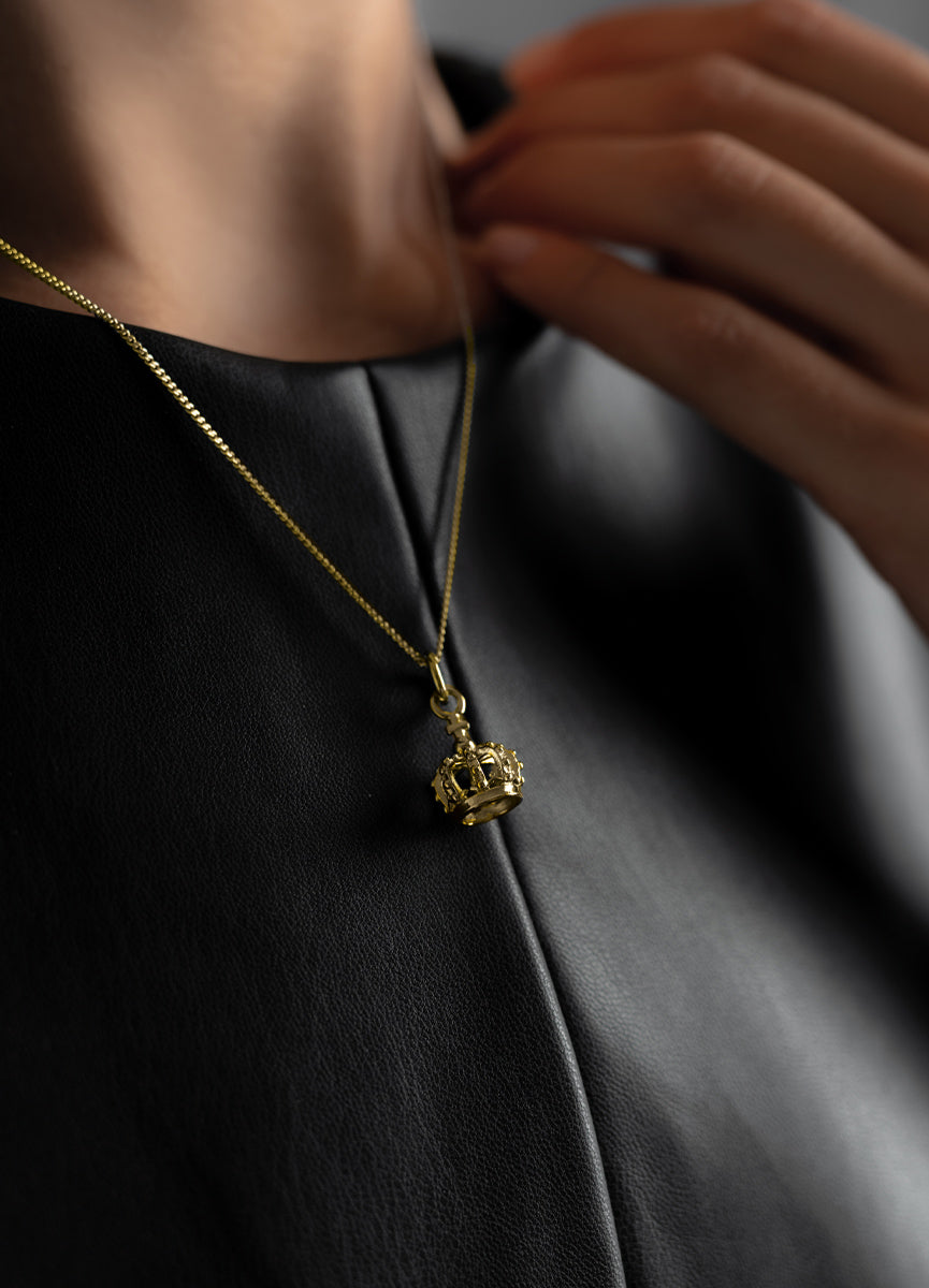 Necklace | The Crown | Gold Plated - STOCKHOLM 