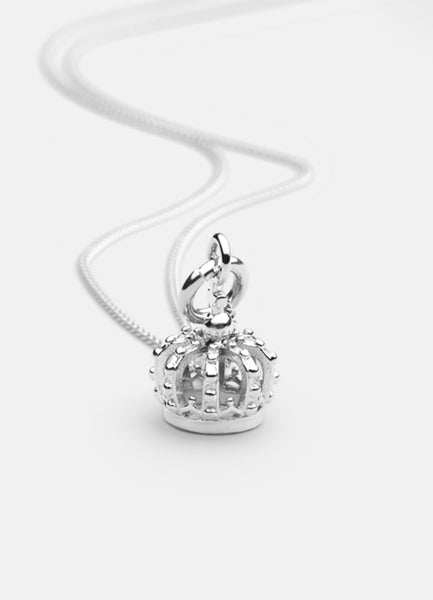 Necklace | The Crown | Polished Steel - STOCKHOLM 