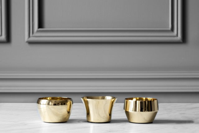 Candle Holder Kin | Set of 3 | Brass - STOCKHOLM 