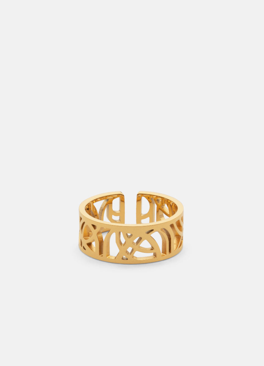 Ring | Dew Wide | Gold