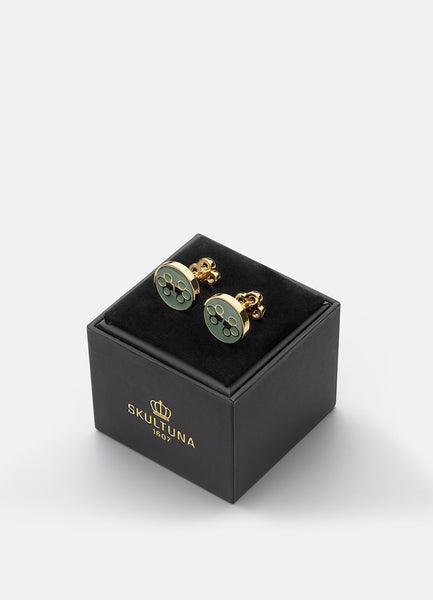 Cufflinks | The Double Key | Vintage Green - STOCKHOLM 