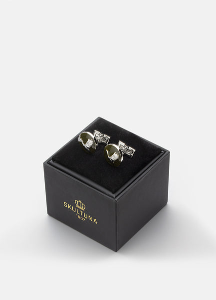 Cufflinks | The Hunter | Silver & Green | The Flying Duck - STOCKHOLM 