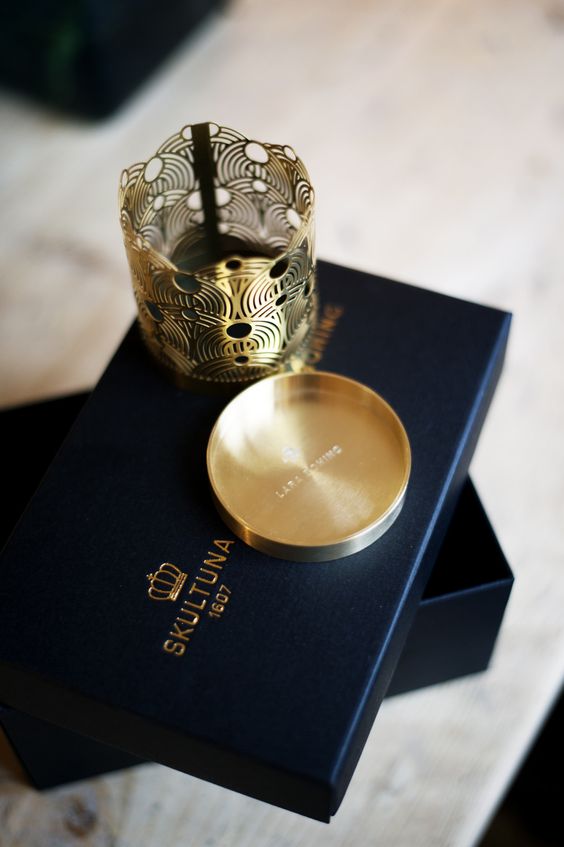 Candle Holder | Lara Bohinc | Brass | Lunar Small - STOCKHOLM 